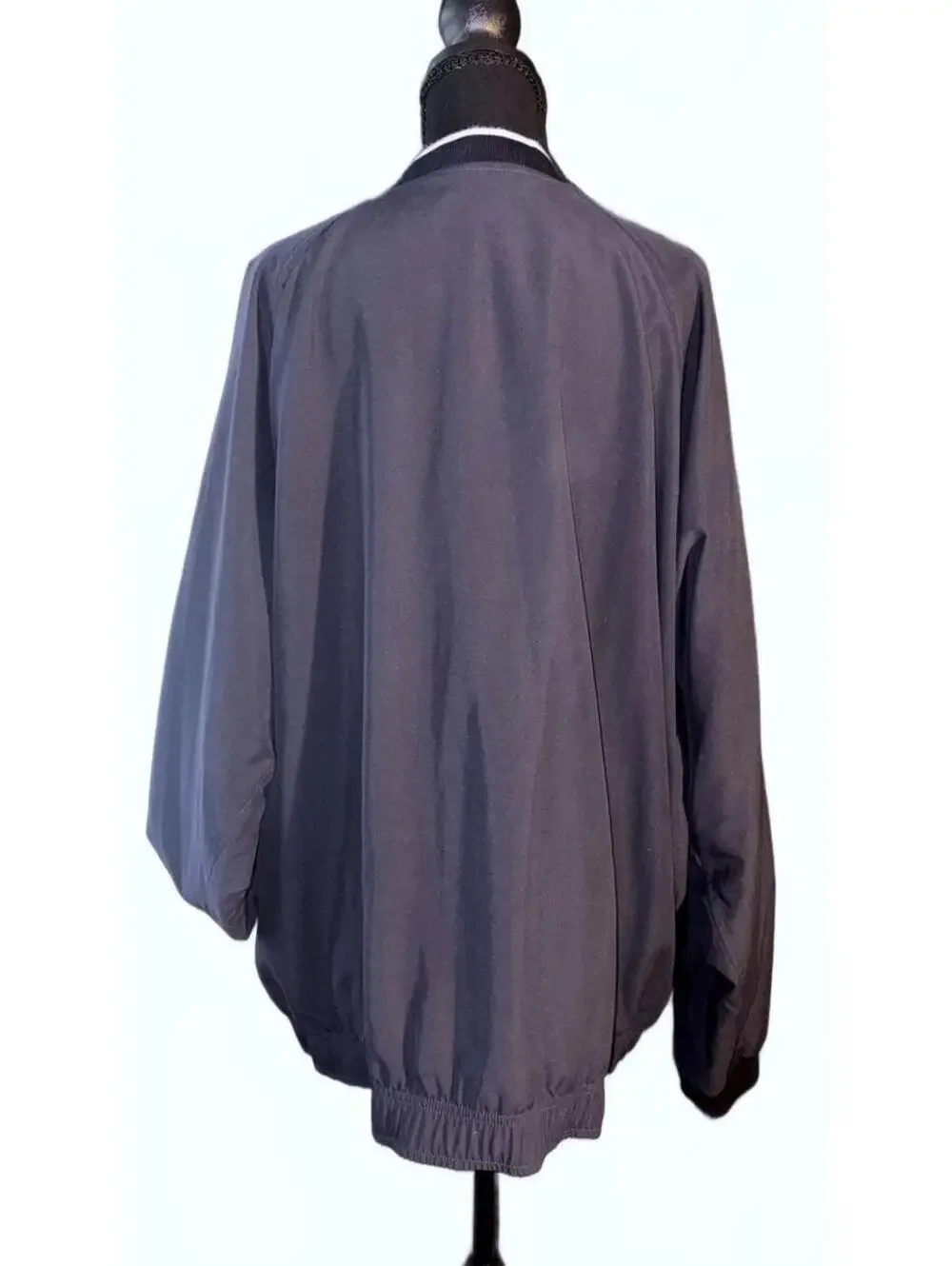 Men's 1990’s -Land’s End- Republic Bank Branded Pull Over, Size XL
